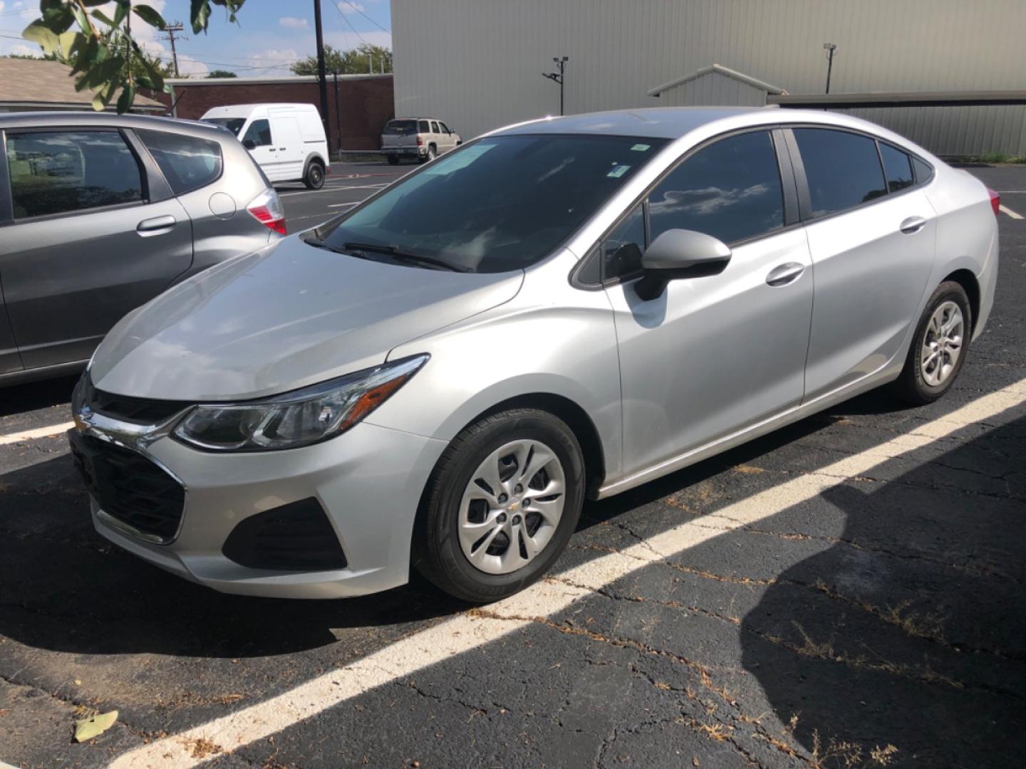 2019 Silver Chevrolet Cruze LS (1G1BJ5SM7K7) with an 1.4L L4 DOHC 16V TURBO engine, CVT transmission, located at 301 S.first st, garland , TX, 75040, (972) 272-8878, 32.910500, -96.631042 - Photo#1