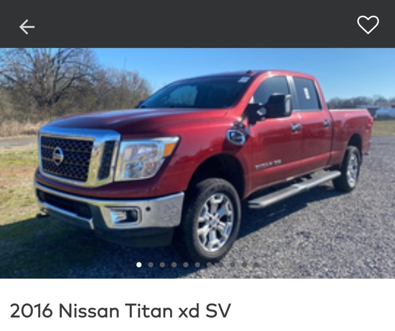 2016 Nissan Titan XD S 2WD (1N6BA1F26GN) with an 5.0L V8 DOHC 32V DIESEL engine, 6A transmission, located at 945 E. Jefferson Blvd, Dallas, TX, 75203, (214) 943-7777, 32.752514, -96.811630 - Photo#0