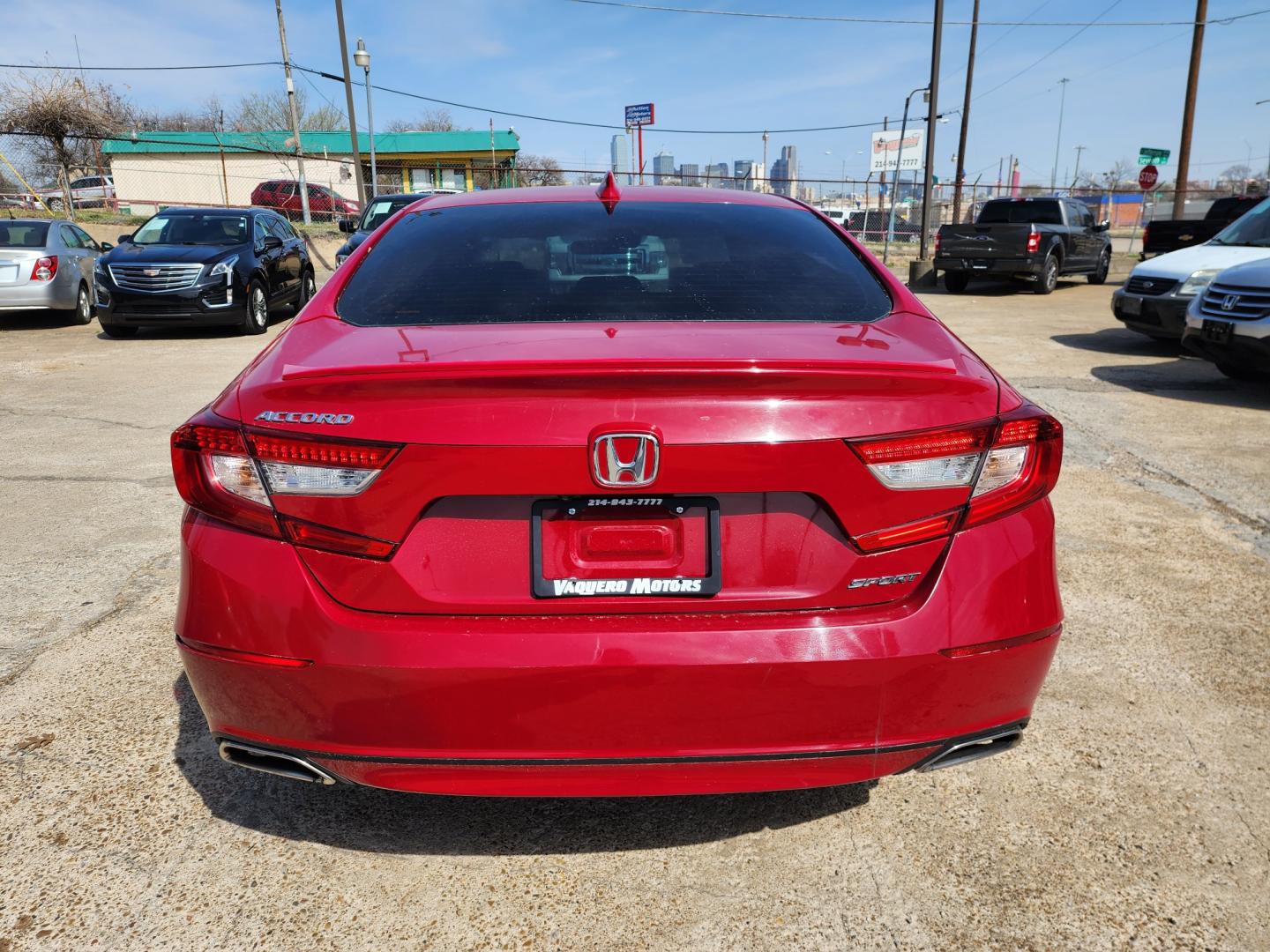 2019 Honda Accord LX CVT (1HGCV1F13KA) with an 1.5L L4 DOHC 16V TURBO engine, CVT transmission, located at 945 E. Jefferson Blvd, Dallas, TX, 75203, (214) 943-7777, 32.752514, -96.811630 - Photo#3