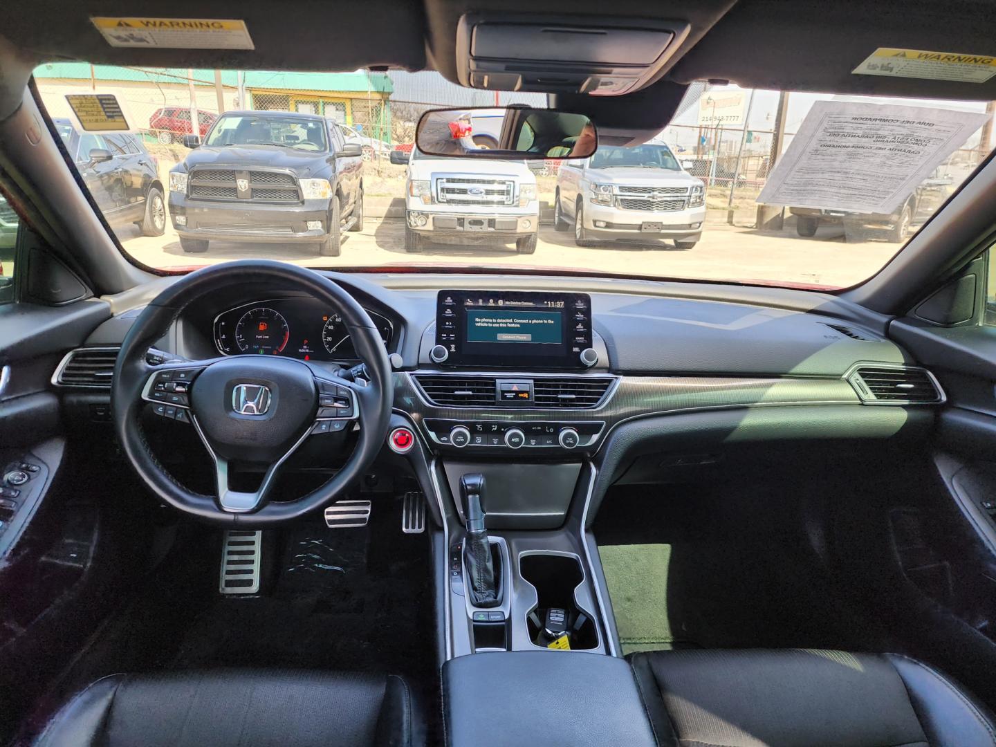 2019 Honda Accord LX CVT (1HGCV1F13KA) with an 1.5L L4 DOHC 16V TURBO engine, CVT transmission, located at 945 E. Jefferson Blvd, Dallas, TX, 75203, (214) 943-7777, 32.752514, -96.811630 - Photo#4