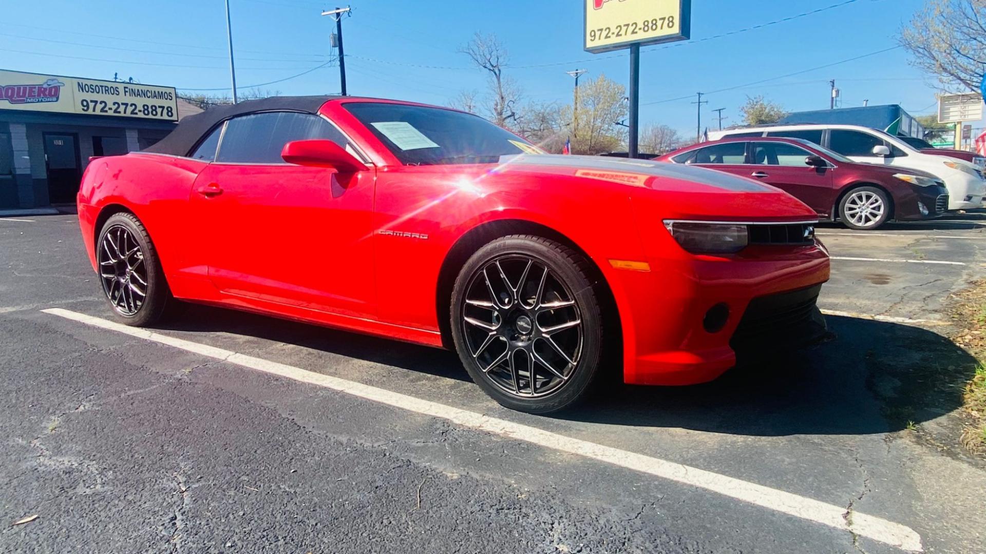 2014 Chevrolet Camaro Convertible 1LT (2G1FB3D36E9) with an 3.6L V6 DOHC 24V FFV engine, 6-Speed Automatic transmission, located at 945 E. Jefferson Blvd, Dallas, TX, 75203, (214) 943-7777, 32.752514, -96.811630 - Photo#2