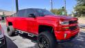 2017 Red /Black Chevrolet Silverado 1500 LT Crew Cab 4WD (3GCUKREC8HG) with an 5.3L V8 OHV 16V engine, 6A transmission, located at 945 E. Jefferson Blvd, Dallas, TX, 75203, (214) 943-7777, 32.752514, -96.811630 - Photo#2