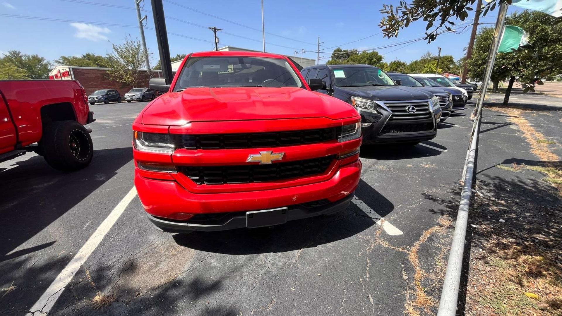 2017 Red Chevrolet Silverado 1500 (1GCRCPEC4HZ) , located at 945 E. Jefferson Blvd, Dallas, TX, 75203, (214) 943-7777, 32.752514, -96.811630 - Photo#1