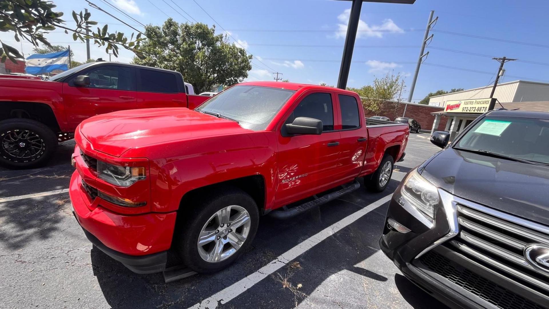 2017 Red Chevrolet Silverado 1500 (1GCRCPEC4HZ) , located at 945 E. Jefferson Blvd, Dallas, TX, 75203, (214) 943-7777, 32.752514, -96.811630 - Photo#0