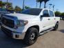 2018 white Toyota Tundra SR5 4.6L V8 CrewMax 2WD (5TFEM5F19JX) with an 4.6L V8 DOHC 32V engine, 6A transmission, located at 945 E. Jefferson Blvd, Dallas, TX, 75203, (214) 943-7777, 32.752514, -96.811630 - Photo#0