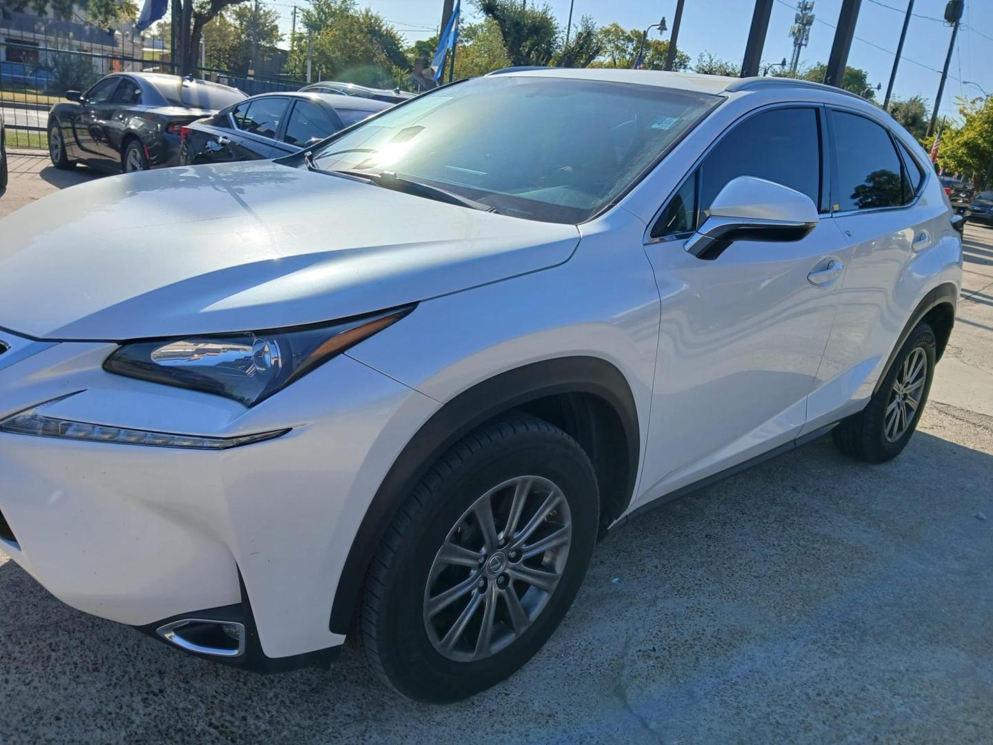 2015 white Lexus NX 200t FWD (JTJYARBZ0F2) with an 2.0L L4 DOHC 16V engine, 6-Speed Automatic transmission, located at 945 E. Jefferson Blvd, Dallas, TX, 75203, (214) 943-7777, 32.752514, -96.811630 - Photo#0