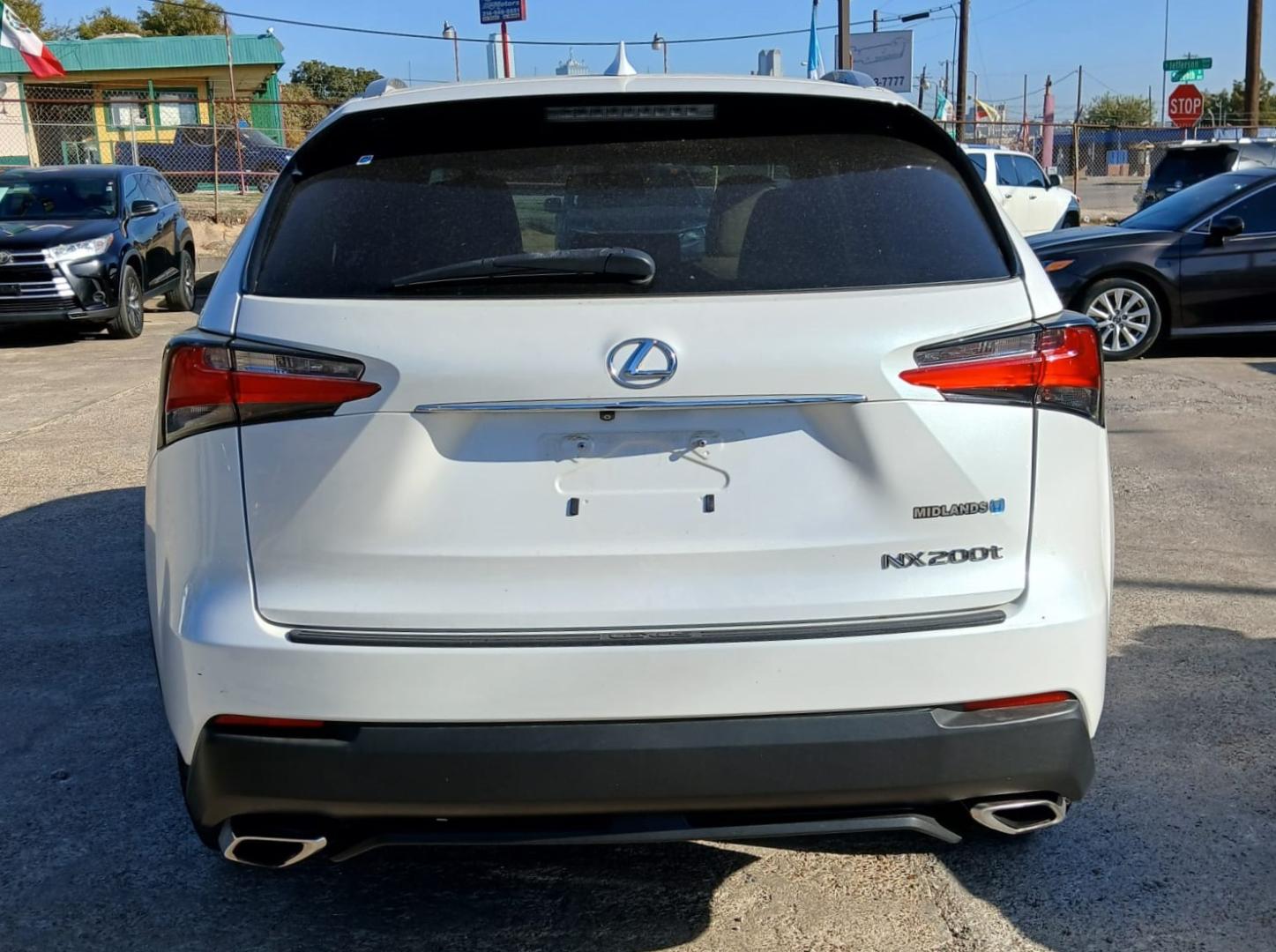 2015 white Lexus NX 200t FWD (JTJYARBZ0F2) with an 2.0L L4 DOHC 16V engine, 6-Speed Automatic transmission, located at 945 E. Jefferson Blvd, Dallas, TX, 75203, (214) 943-7777, 32.752514, -96.811630 - Photo#3