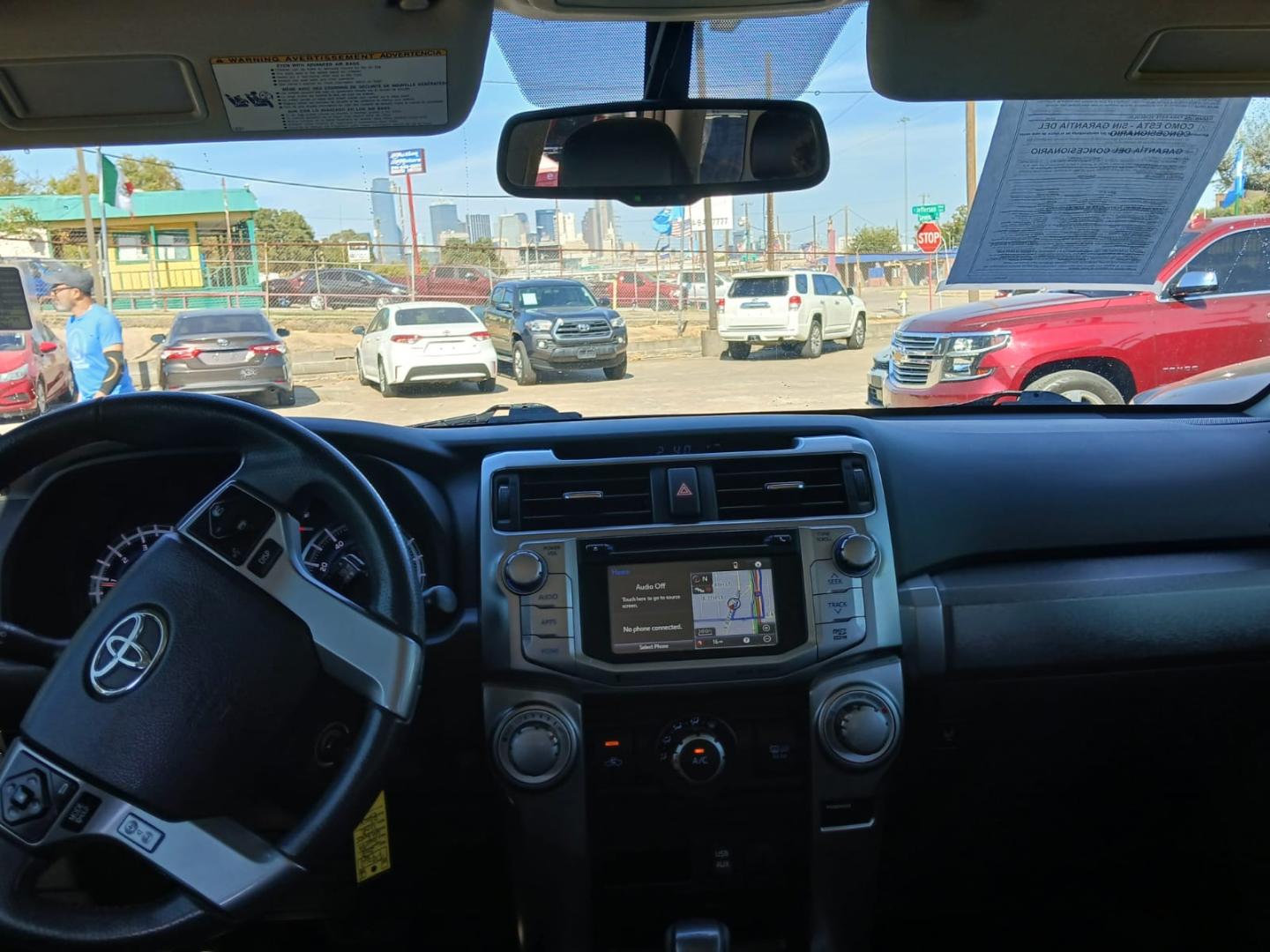 2018 Black Toyota 4Runner SR5 2WD (JTEZU5JR9J5) with an 4.0L V6 DOHC 24V engine, 5A transmission, located at 945 E. Jefferson Blvd, Dallas, TX, 75203, (214) 943-7777, 32.752514, -96.811630 - Photo#4