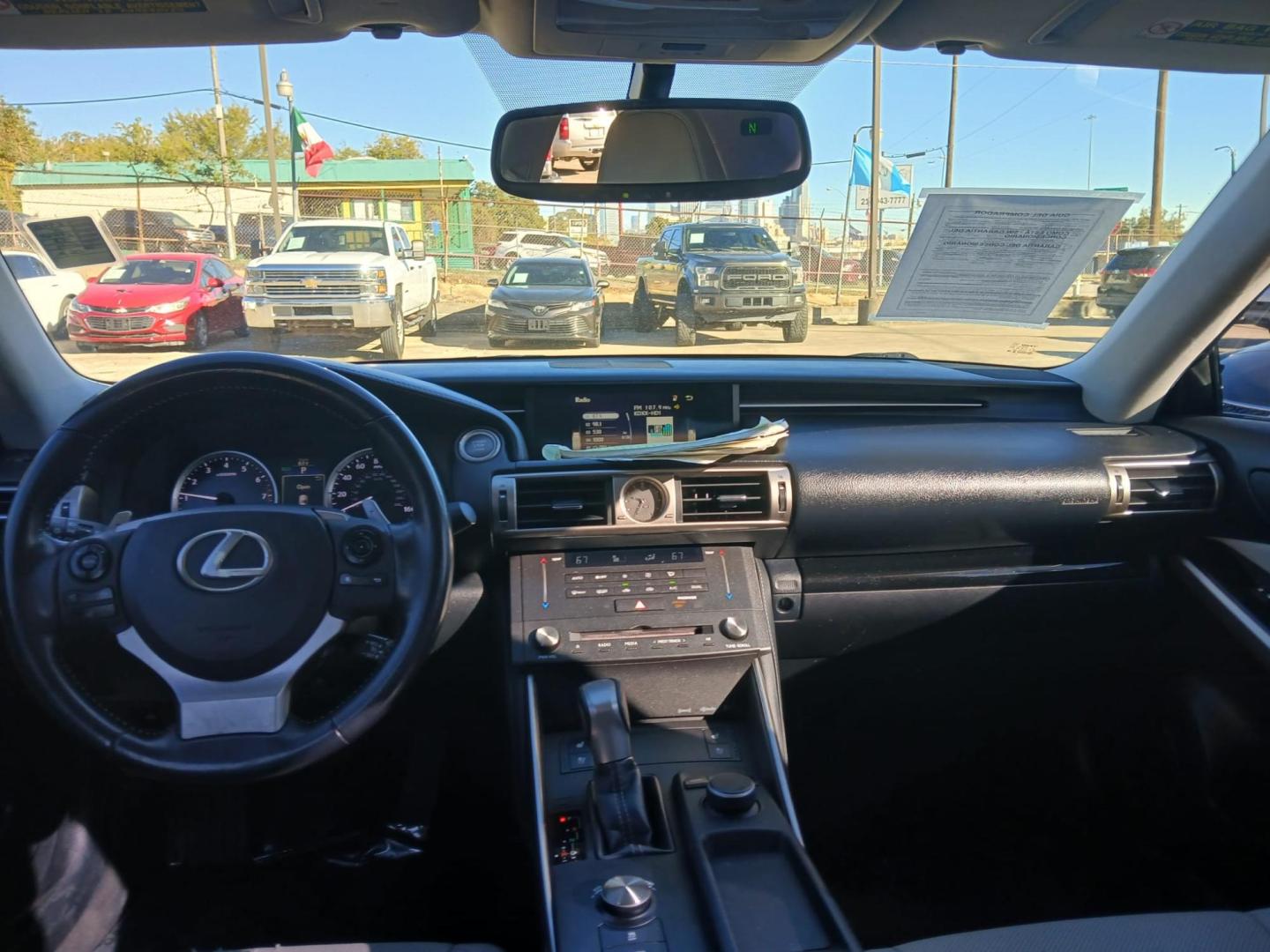 2015 Gray Lexus IS 250 RWD (JTHBF1D25F5) with an 2.5L V6 24V DOHC engine, 6-Speed Automatic transmission, located at 945 E. Jefferson Blvd, Dallas, TX, 75203, (214) 943-7777, 32.752514, -96.811630 - Photo#4