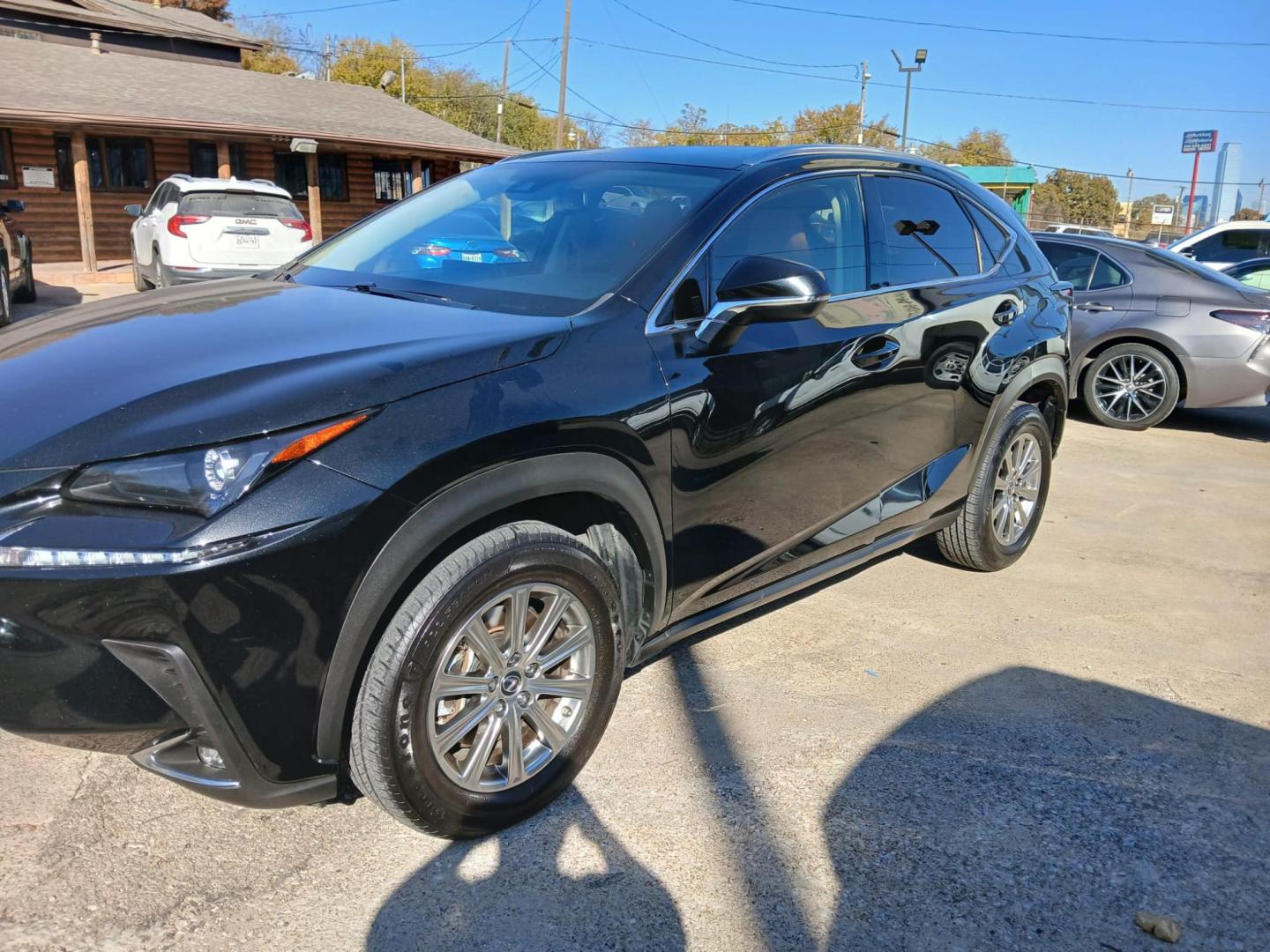 2020 Black Lexus NX 300 Base (JTJAARBZ4L5) with an 2.0L L4 DOHC 16V engine, 6A transmission, located at 945 E. Jefferson Blvd, Dallas, TX, 75203, (214) 943-7777, 32.752514, -96.811630 - Photo#0