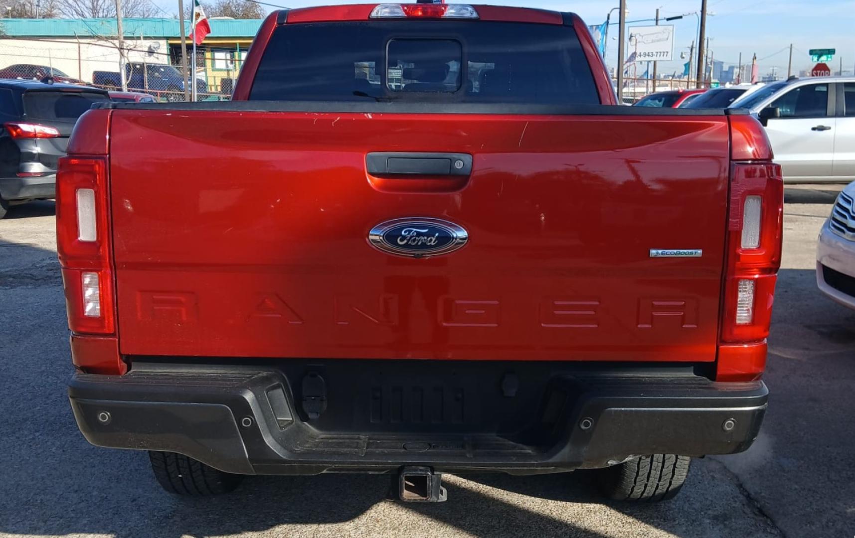 2019 Orange Ford Ranger XLT SuperCrew 2WD (1FTER4EH3KL) with an 2.3L L4 DOHC 16V engine, 10A transmission, located at 945 E. Jefferson Blvd, Dallas, TX, 75203, (214) 943-7777, 32.752514, -96.811630 - Photo#3